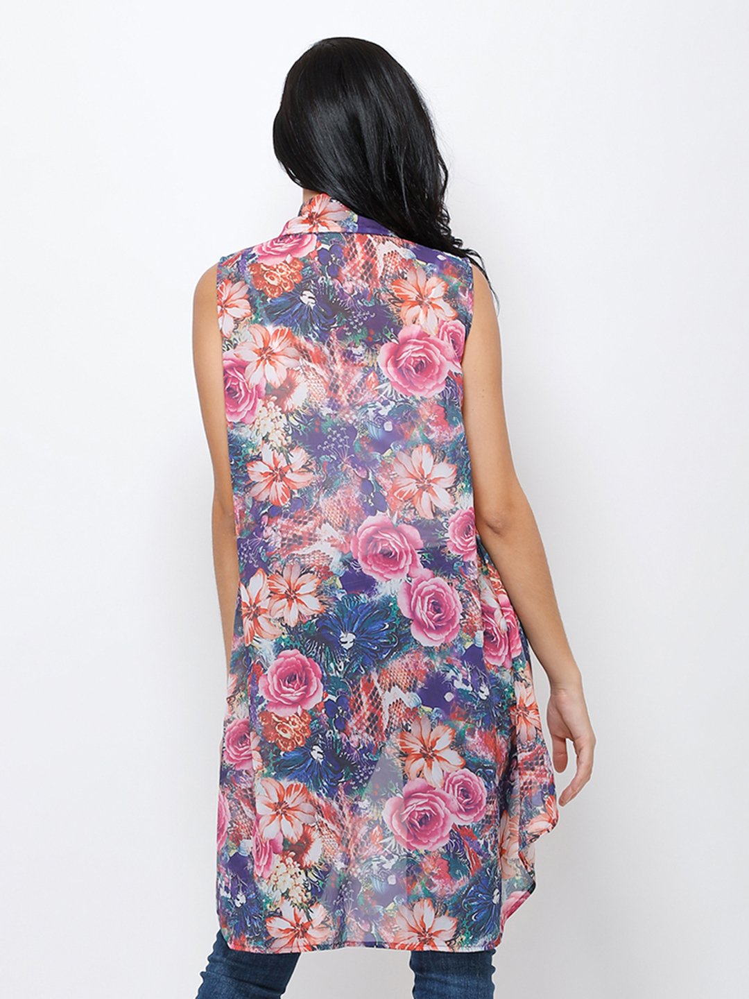 Multi printed shrug