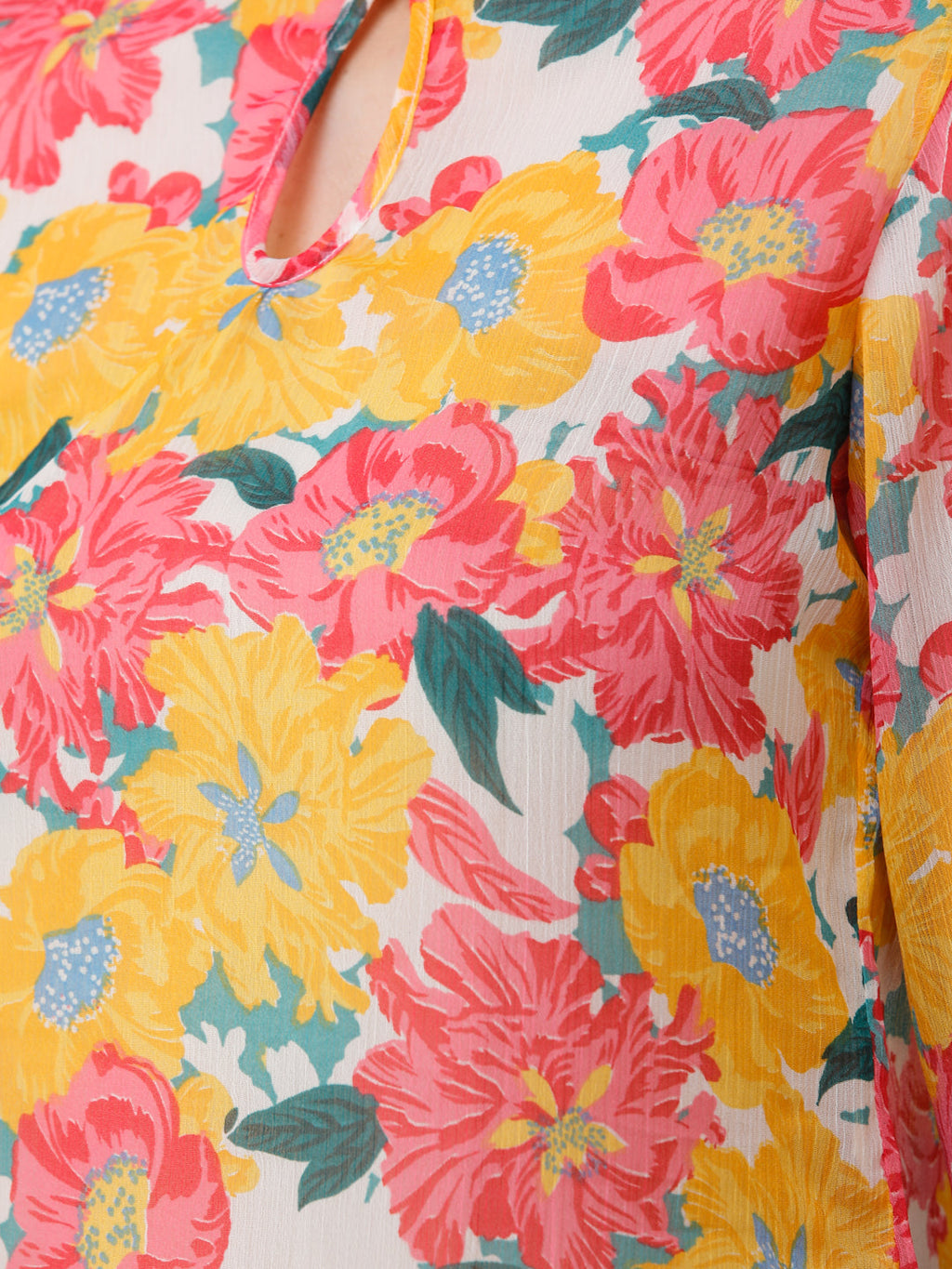 SCORPIUS Women Yellow Printed Top
