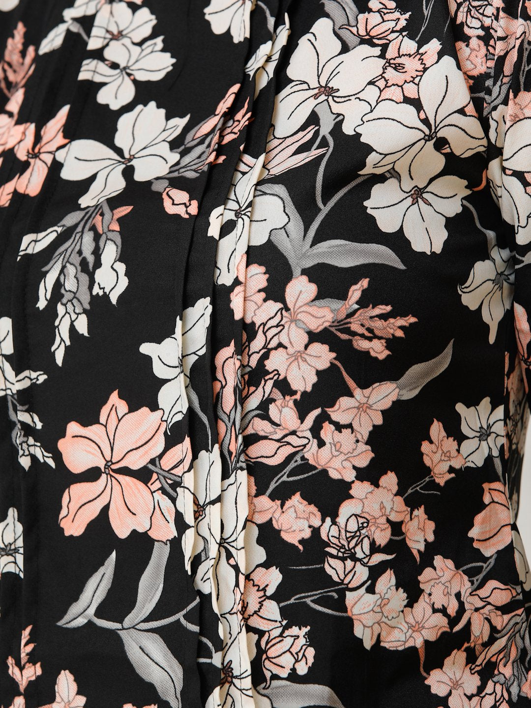 Black Printed Top