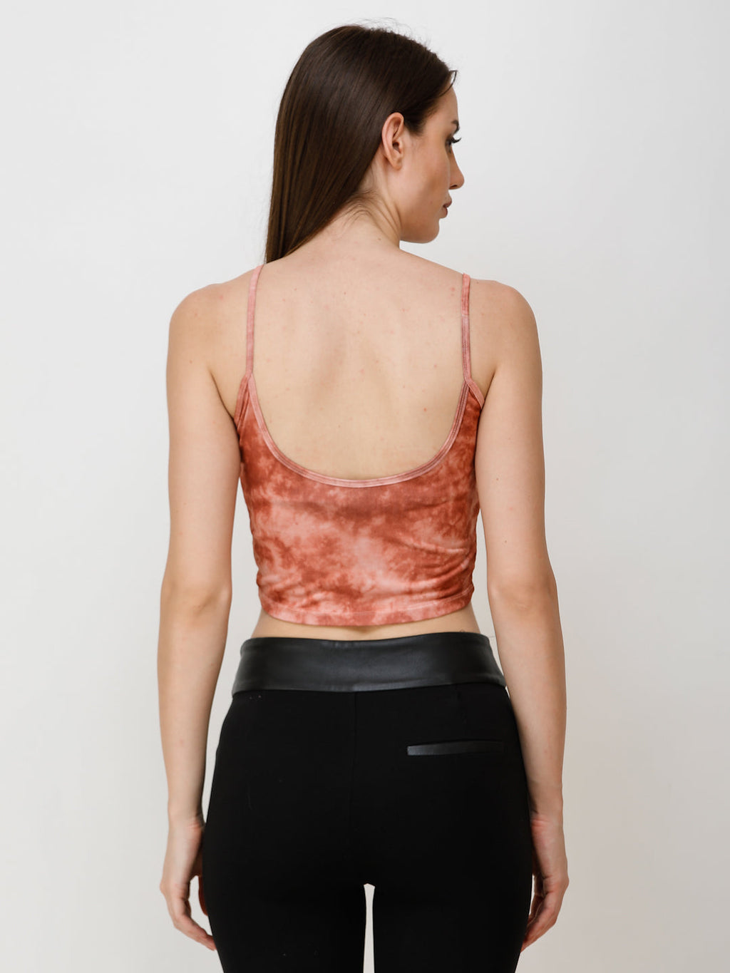 SCORPIUS Women Brown Dyed Top