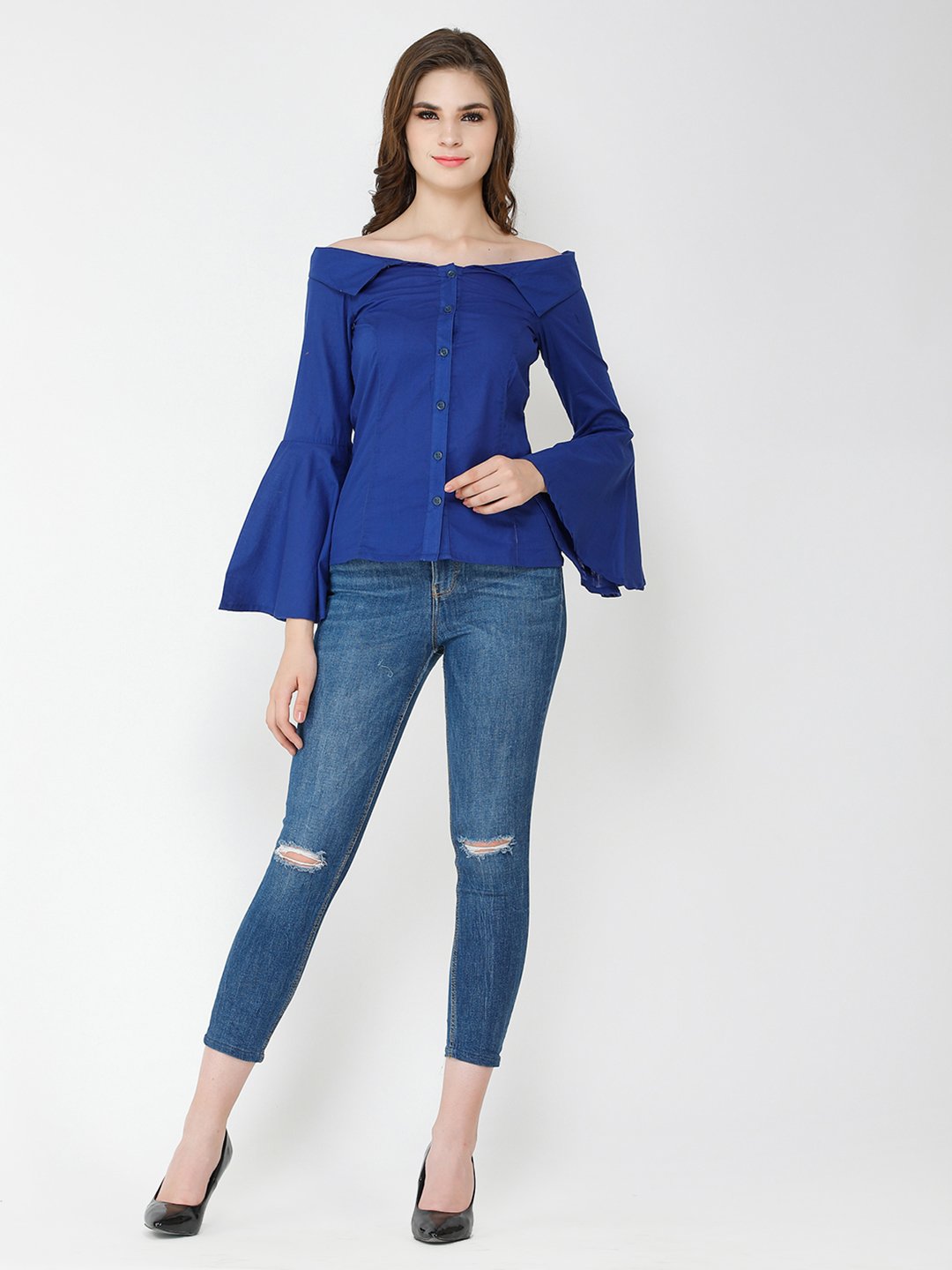 Solid Royal Blue Shirt