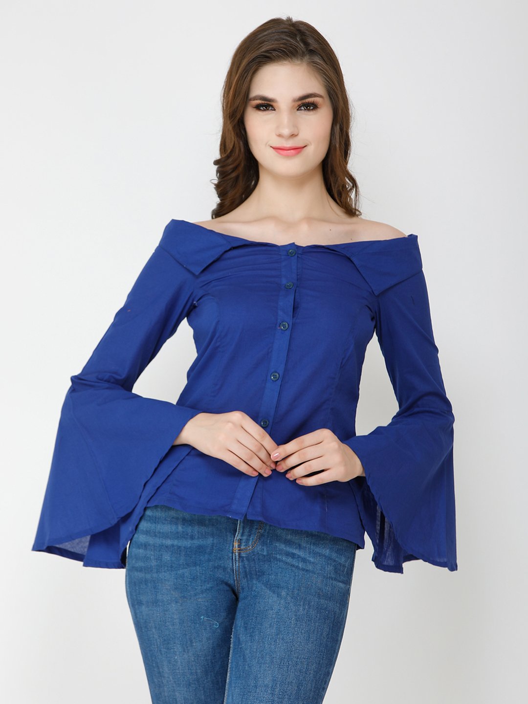 Solid Royal Blue Shirt