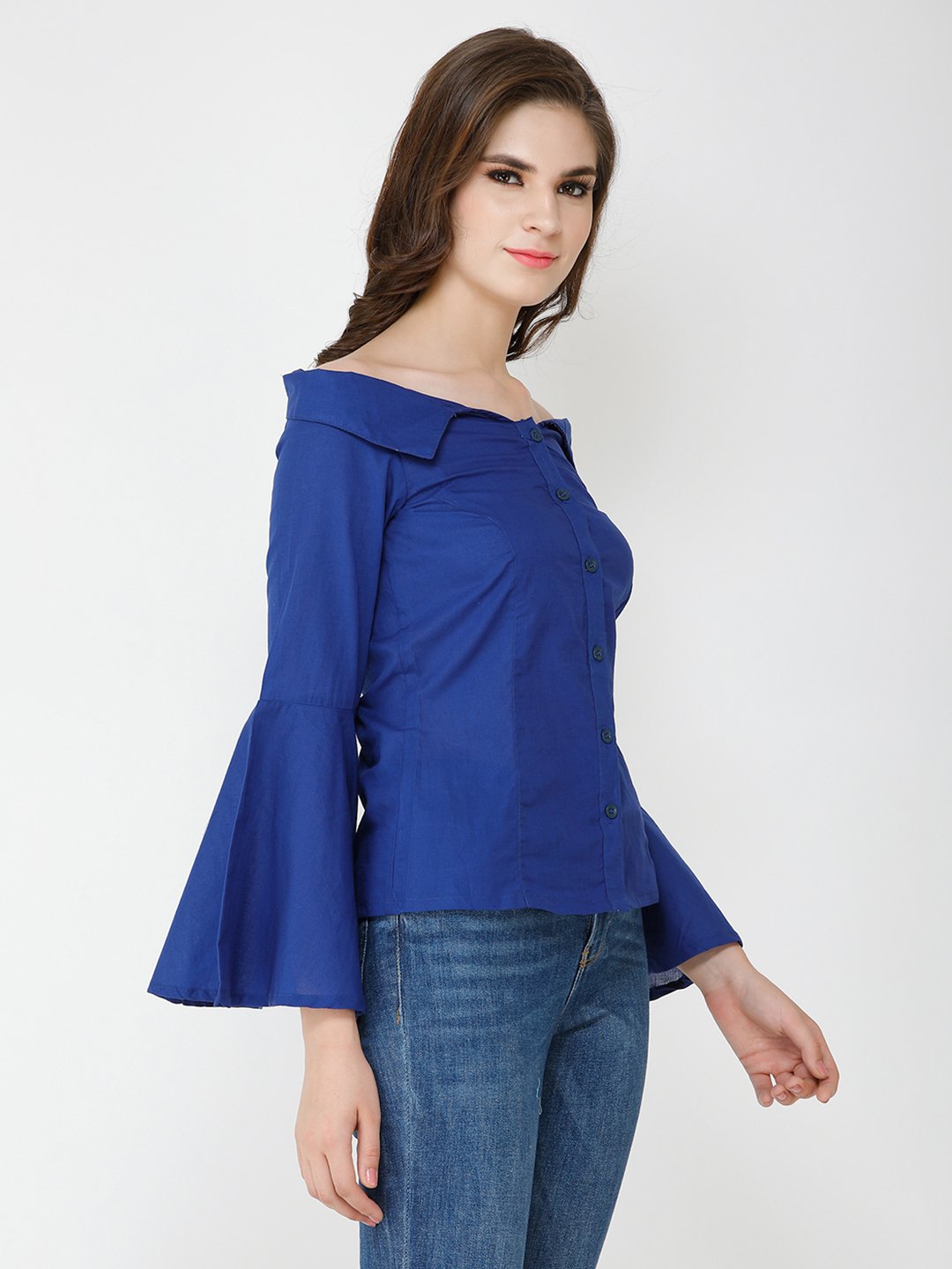 Solid Royal Blue Shirt