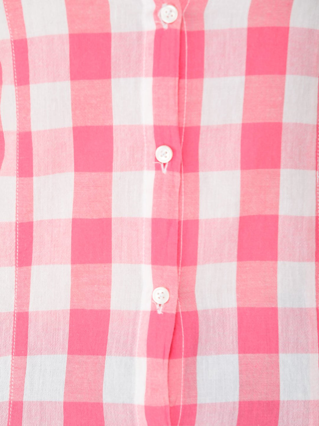 Checkered White & Pink Shirt