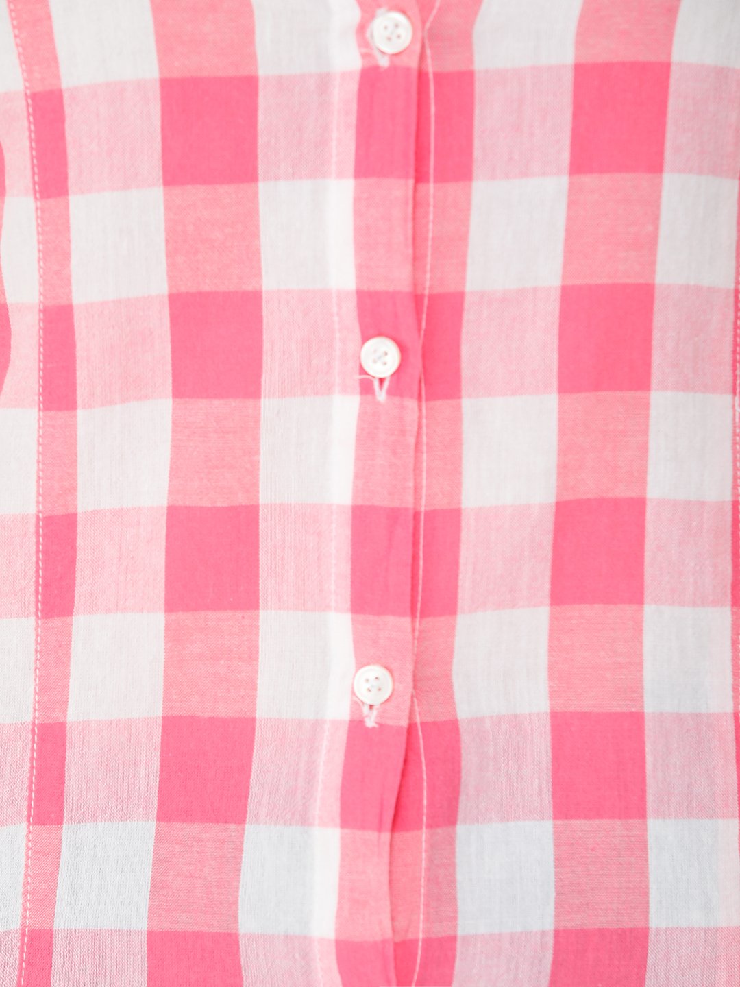 Checkered White & Pink Shirt