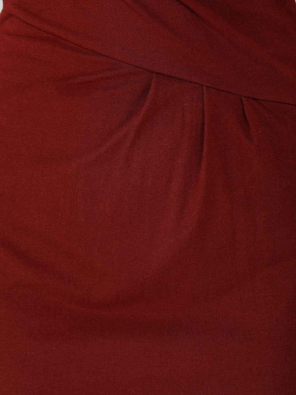 Maroon wrap dress