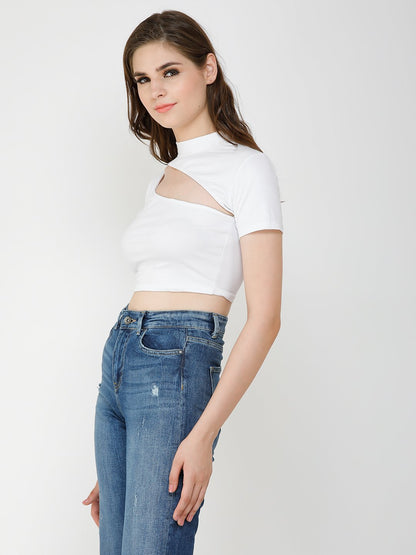 white solid top