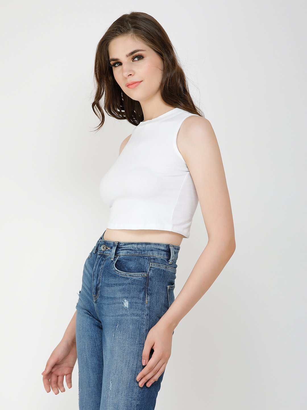 Solid White Top