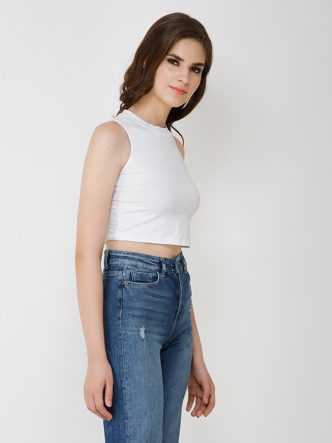 Solid White Top