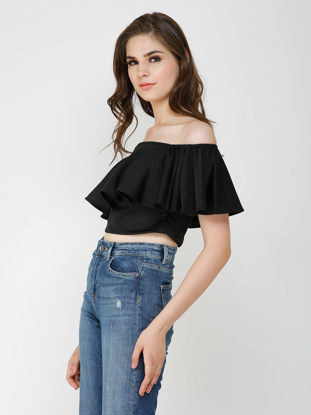Black Solid Top