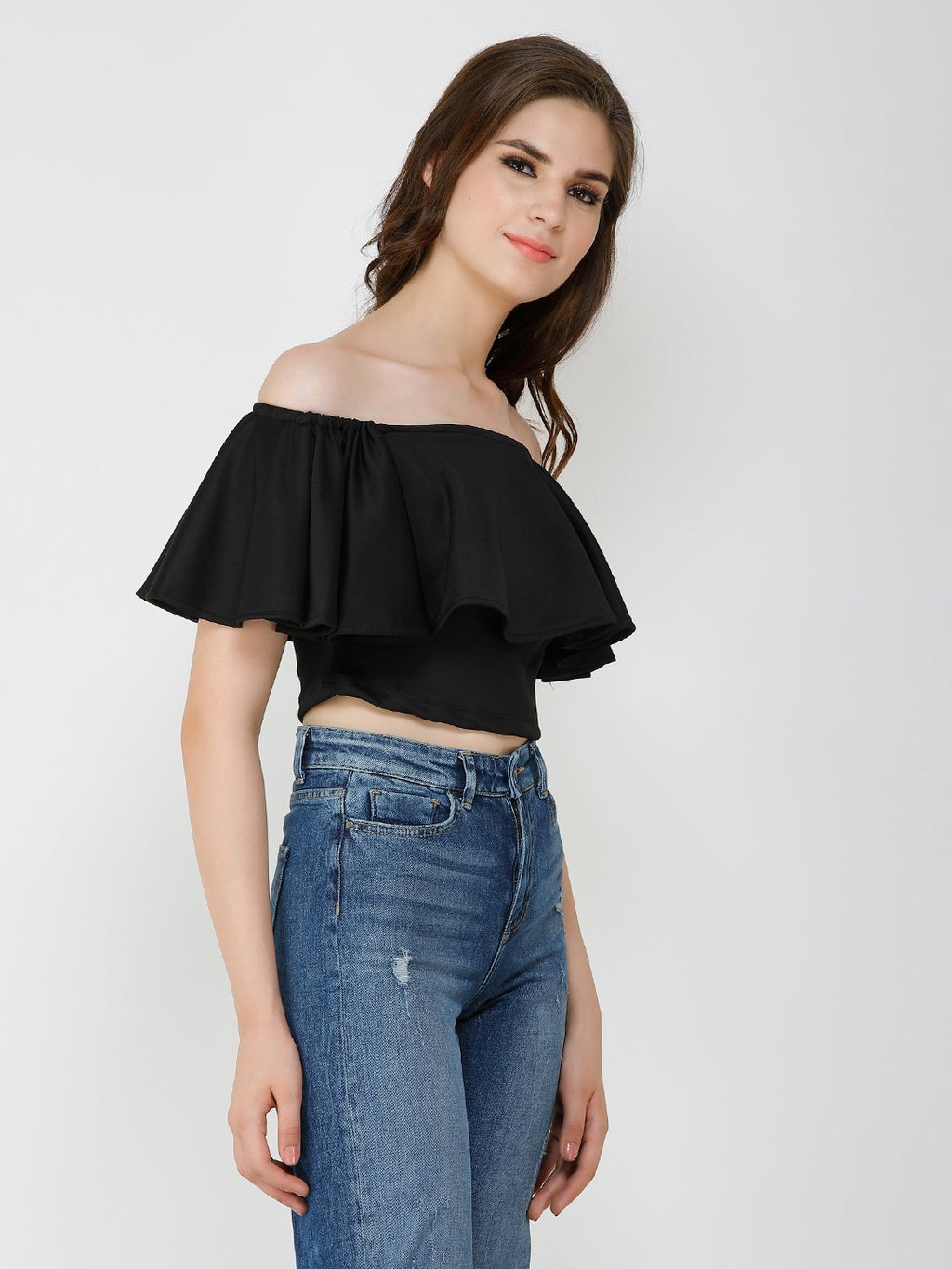 Black Solid Top