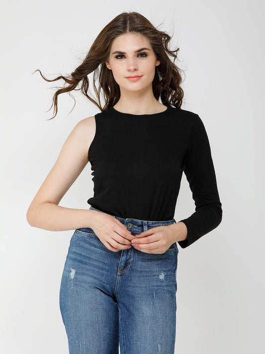 Black Solid Top