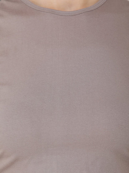 Beige Solid Top