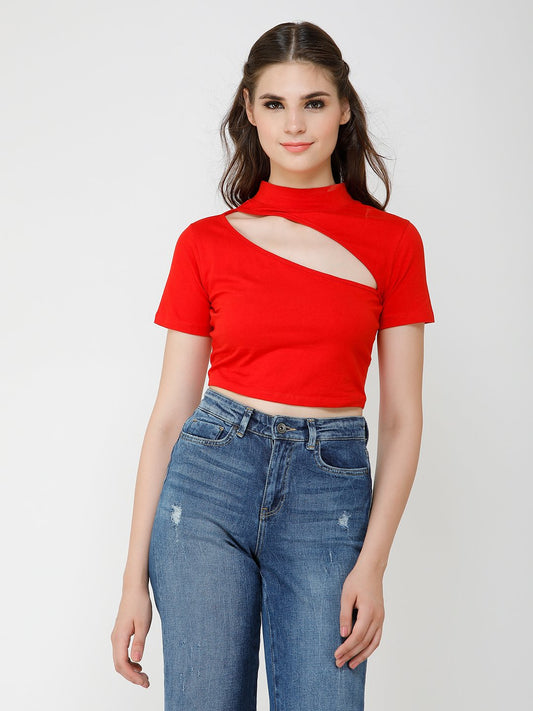 Red Solid Top