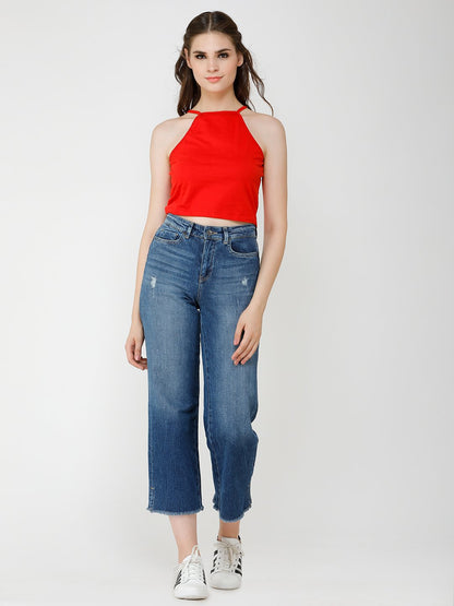 Red Solid Top