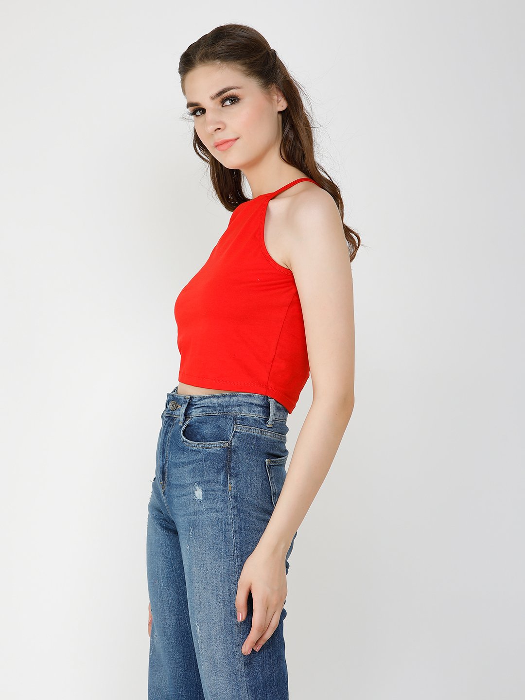 Red Solid Top