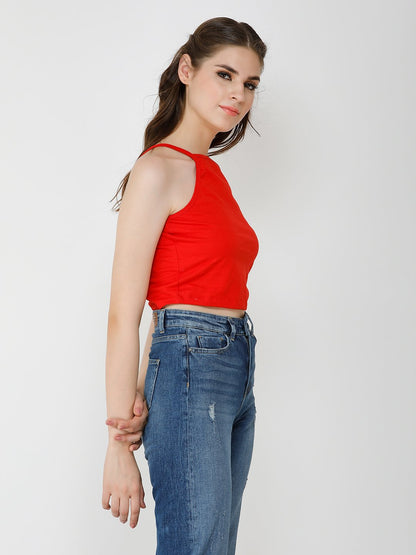 Red Solid Top