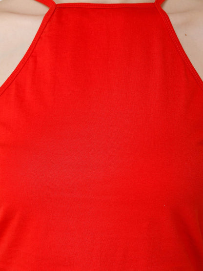 Red Solid Top