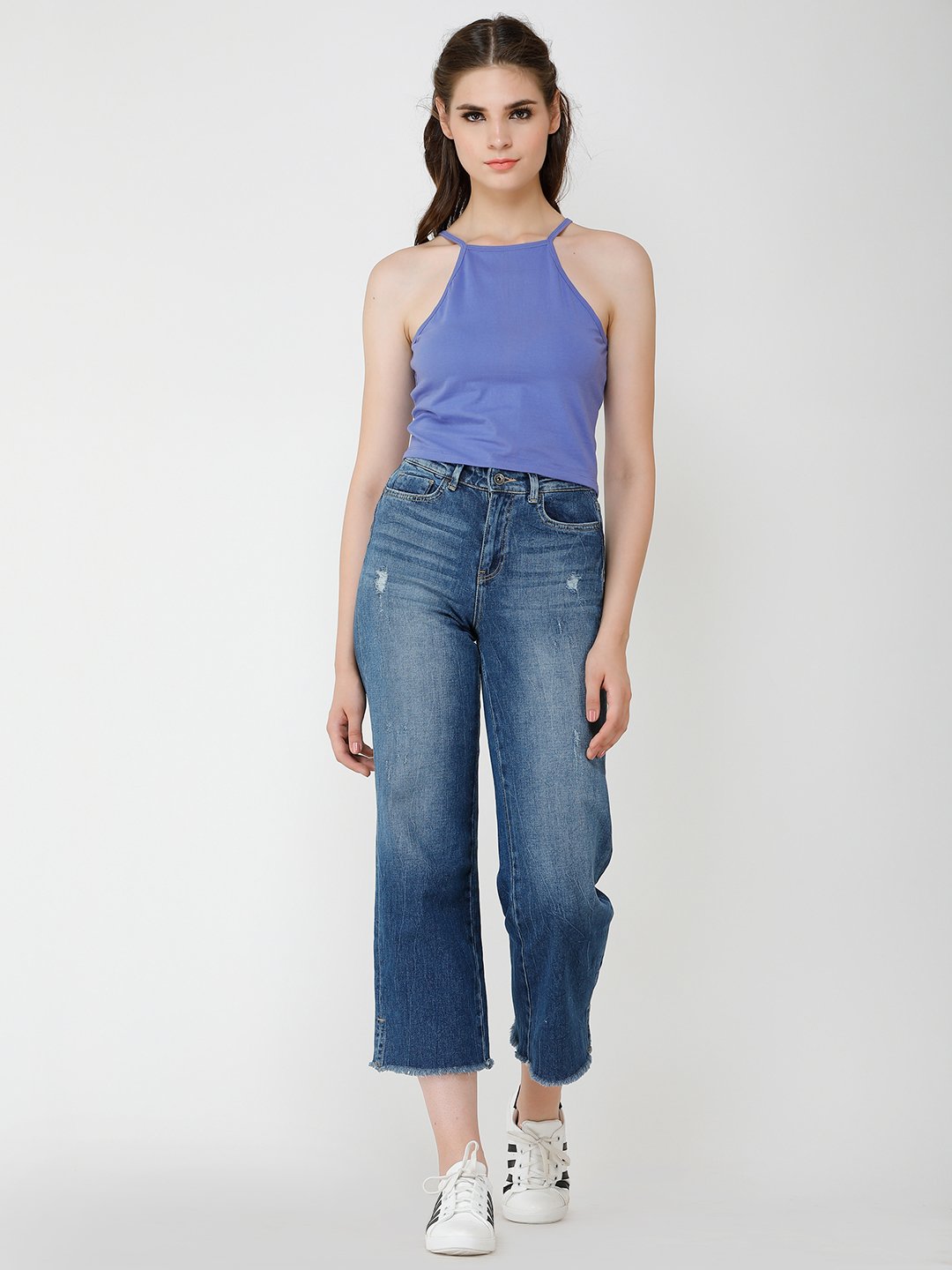 Purple Solid Top