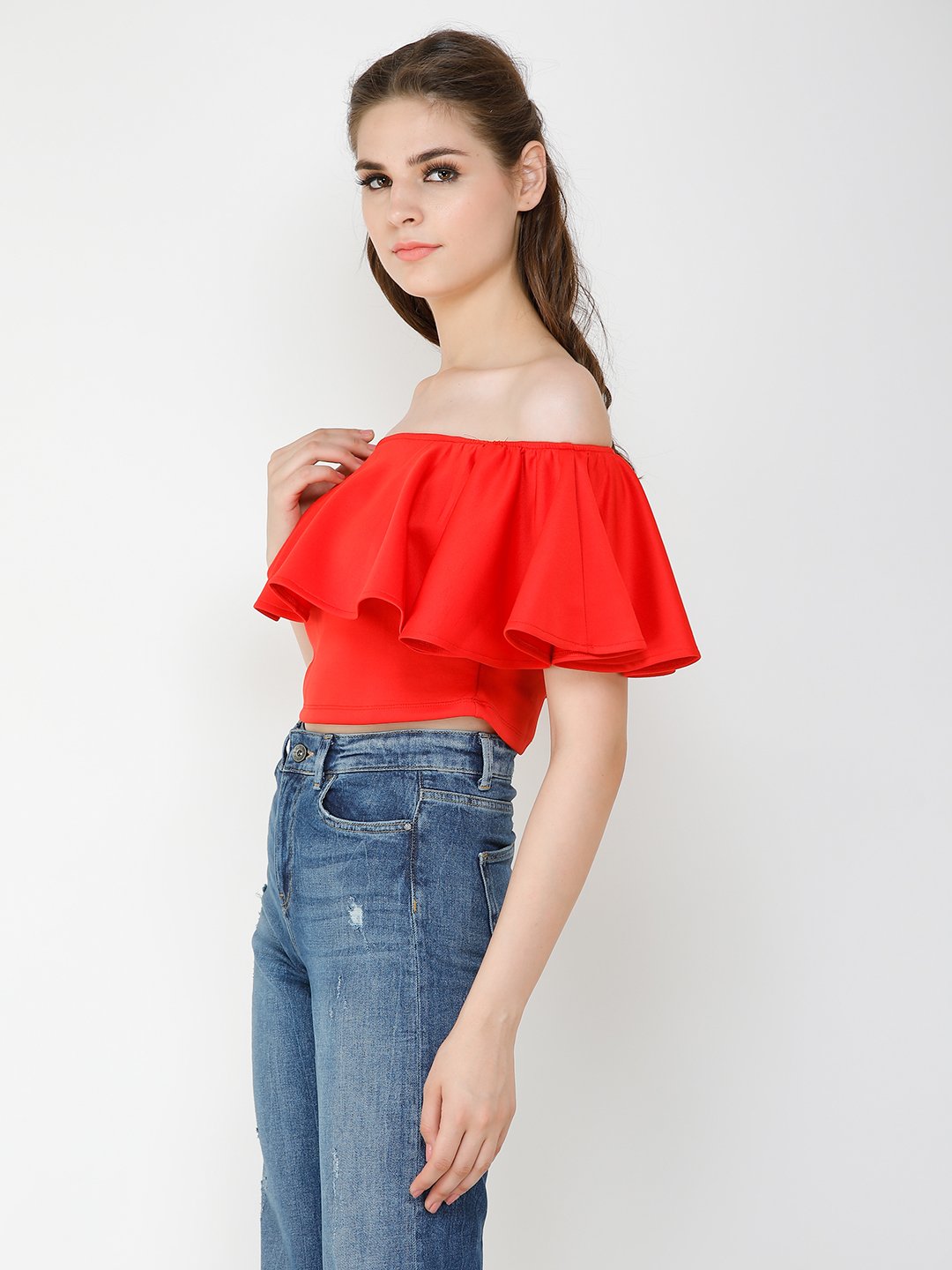 Solid Red Top