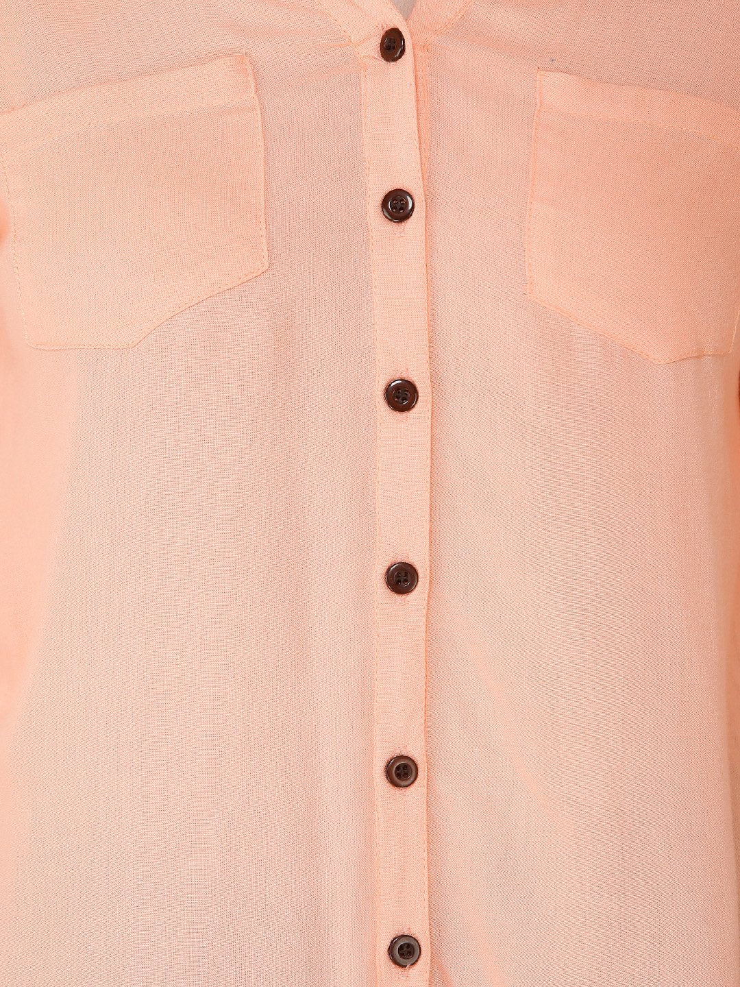 Solid Peach Shirt
