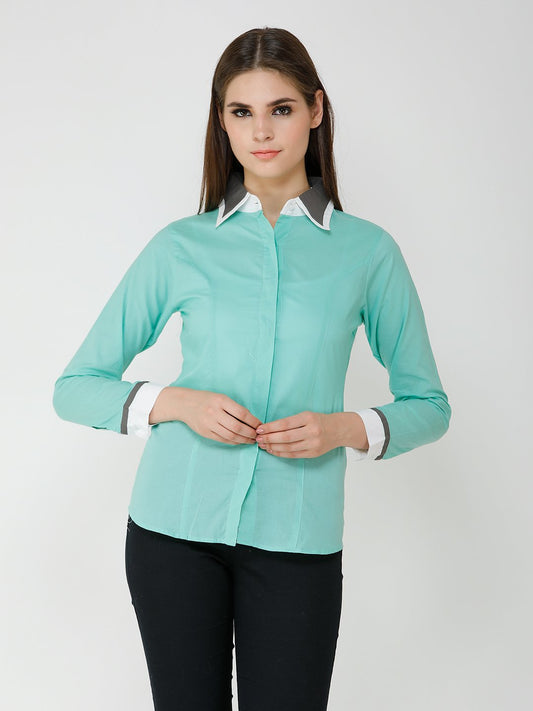 Solid Light Blue Shirt