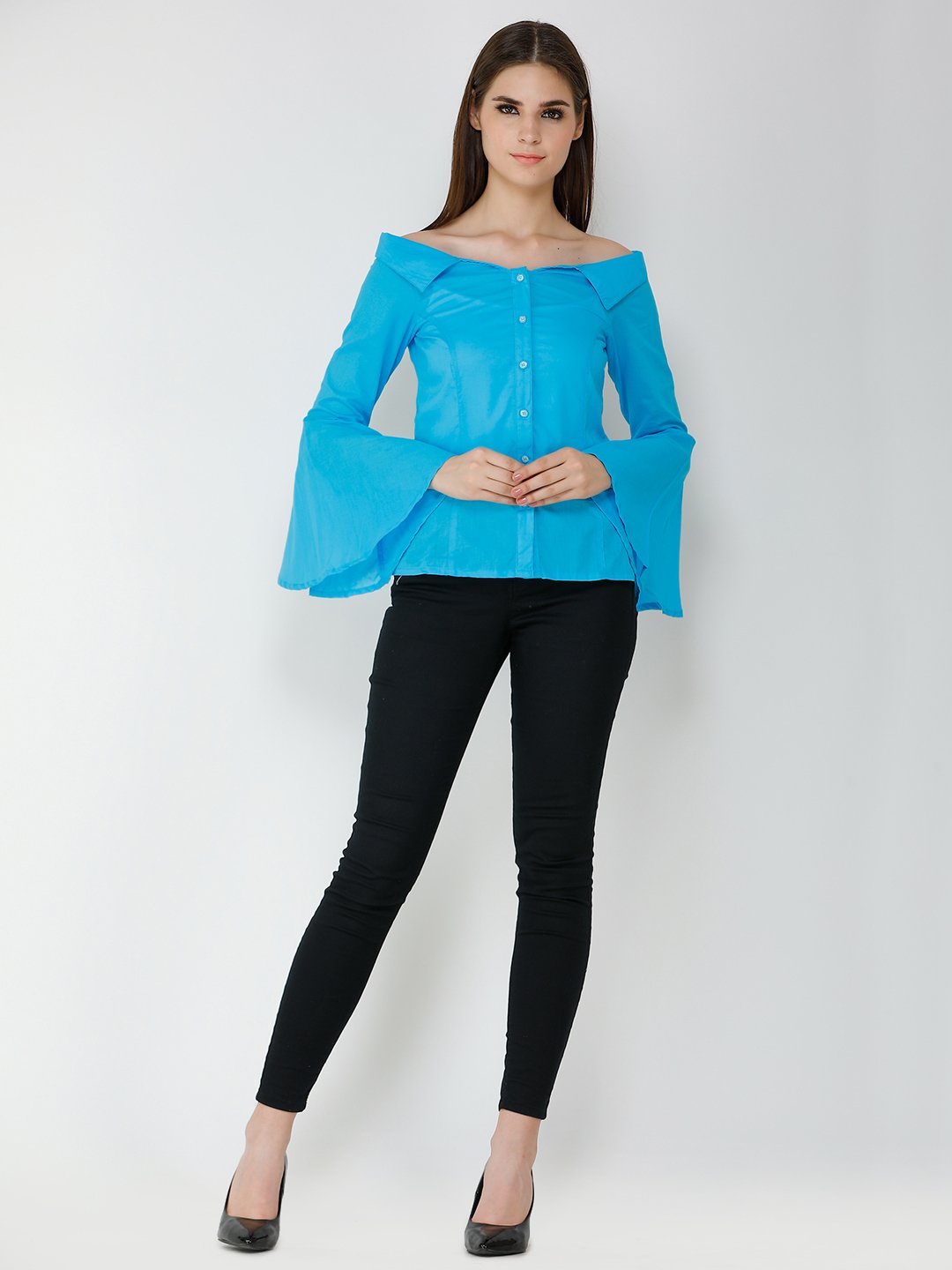 Solid Light Blue Shirt