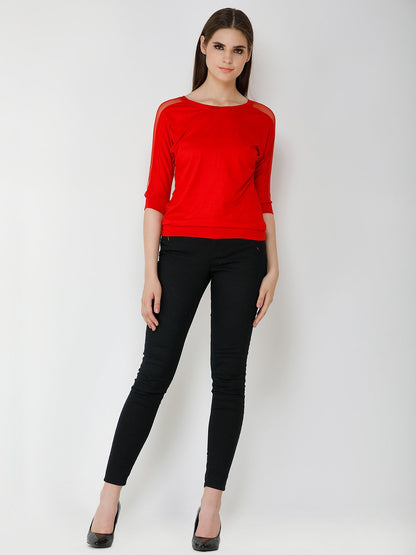 Red Solid Top