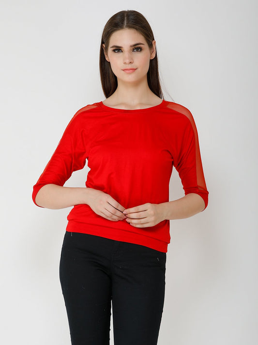 Red Solid Top