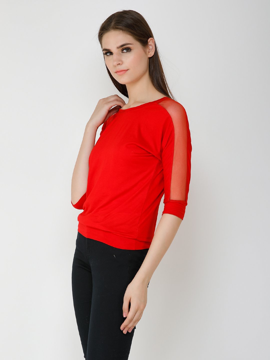Red Solid Top