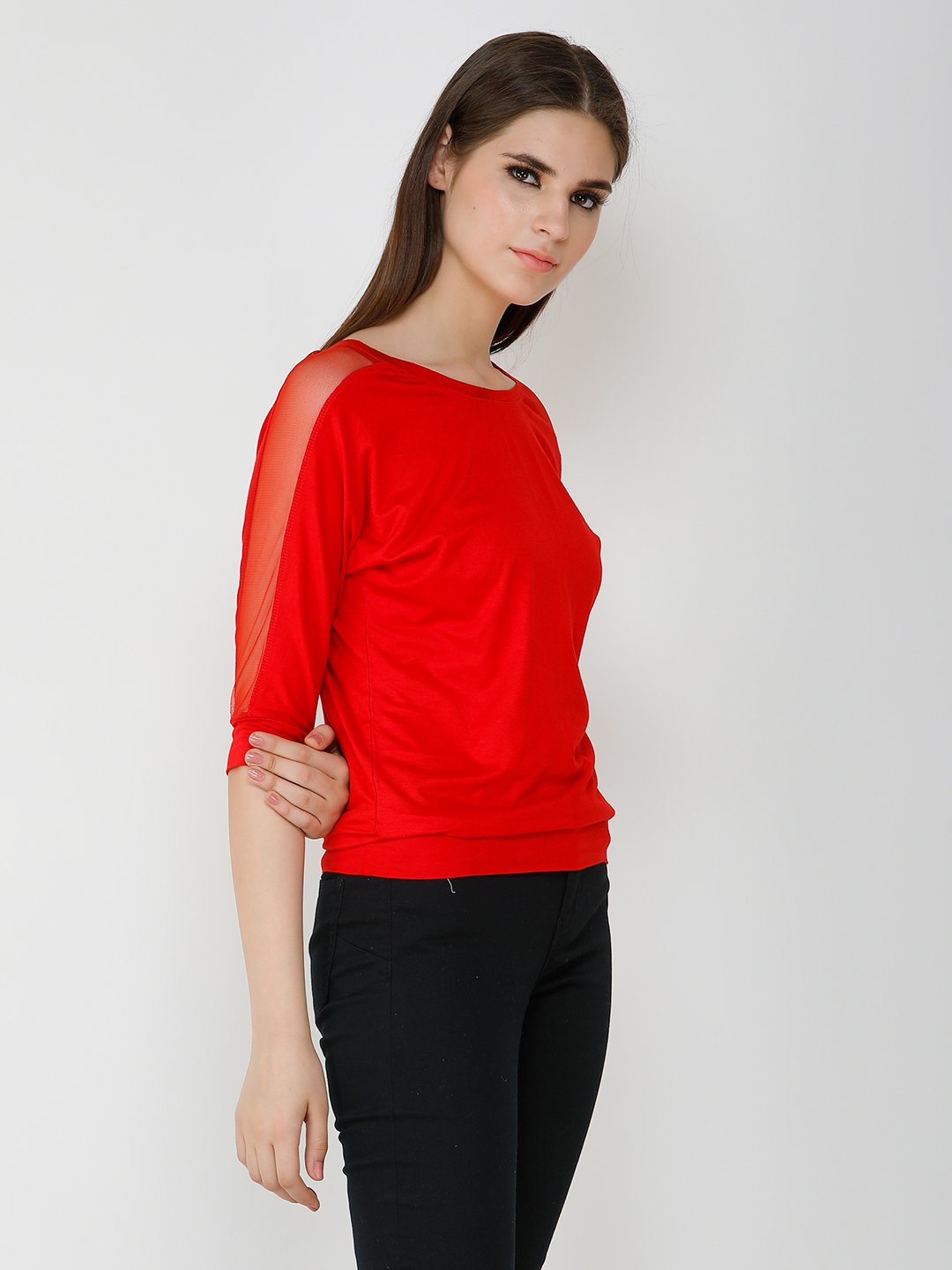Red Solid Top