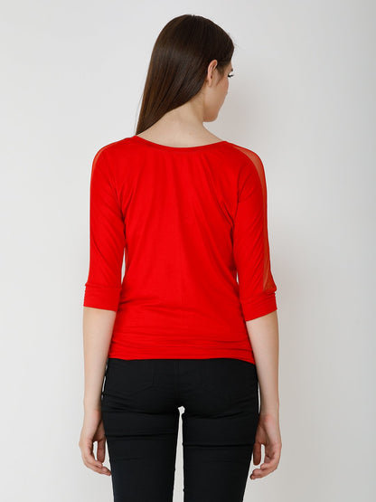 Red Solid Top