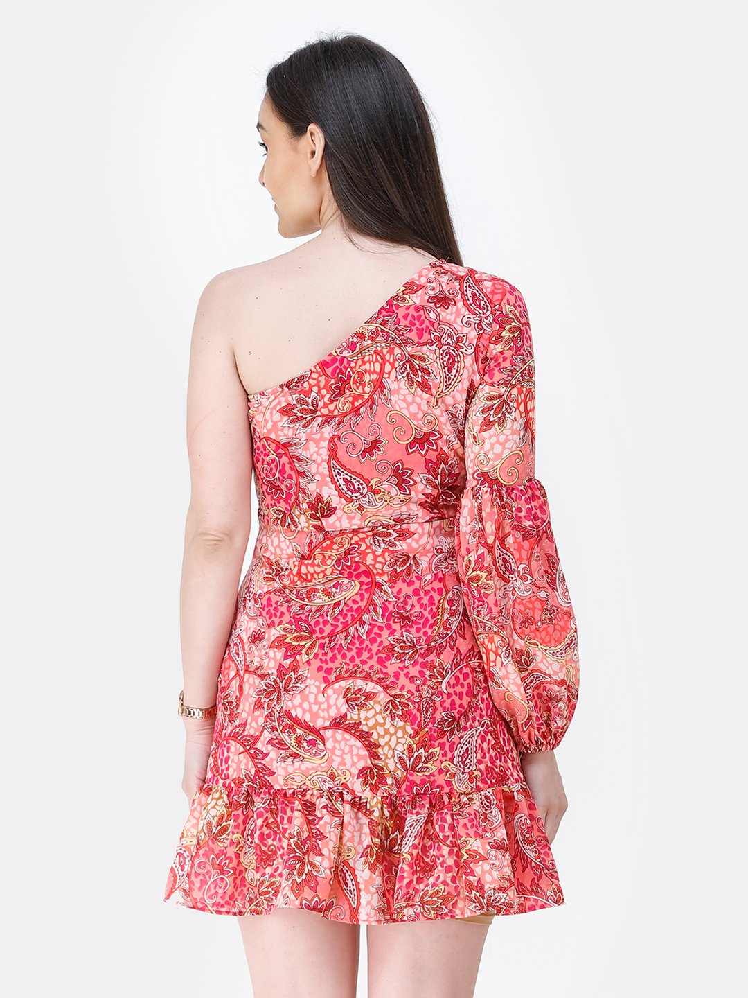 Pink Printed Dress