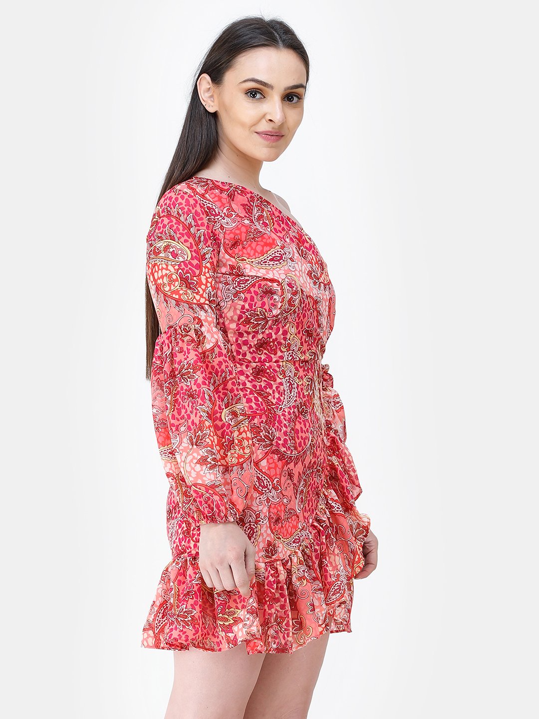 Pink Printed Dress