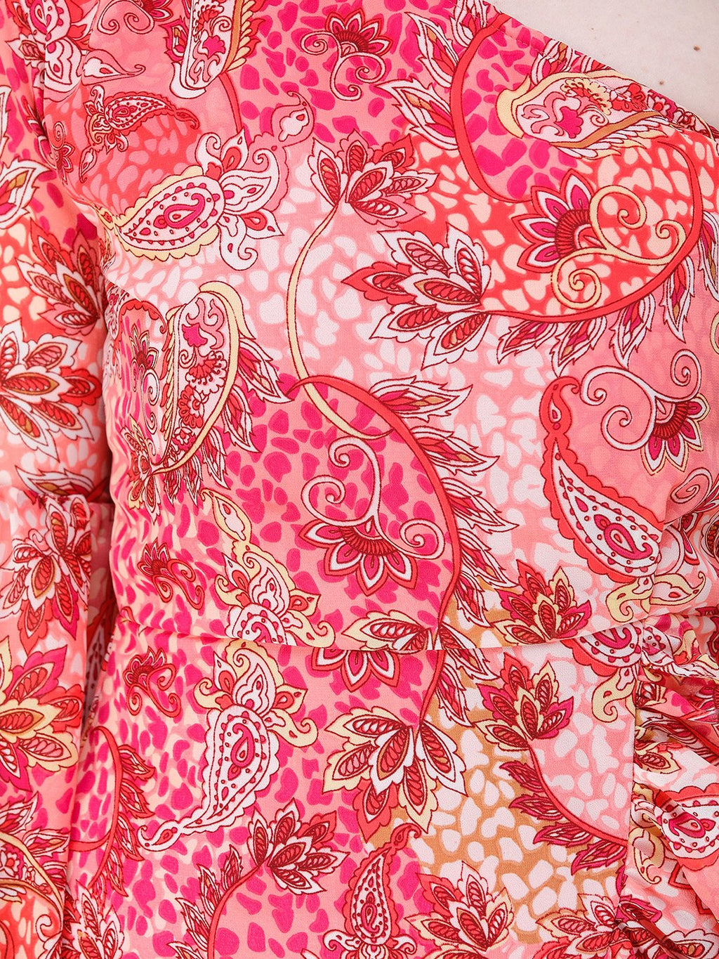 Pink Printed Dress