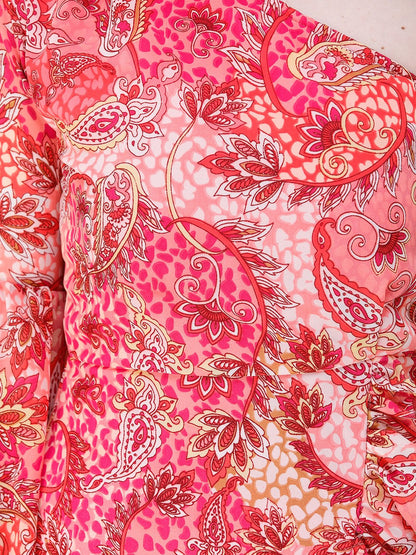 Pink Printed Dress