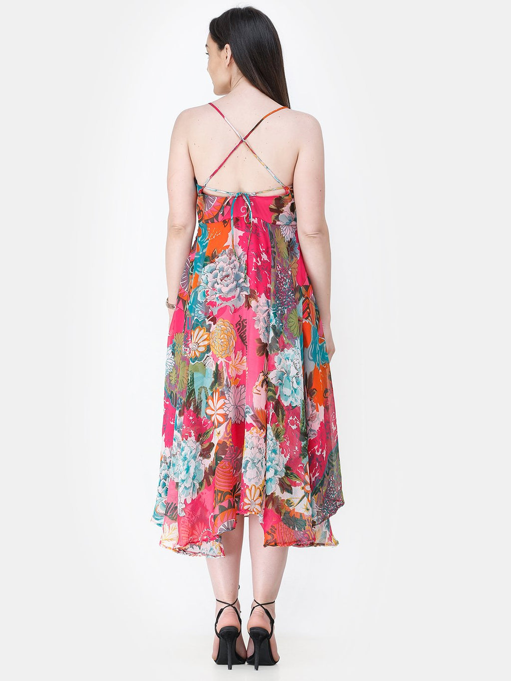 Pink Printed Dress