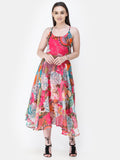 Pink Printed Dress