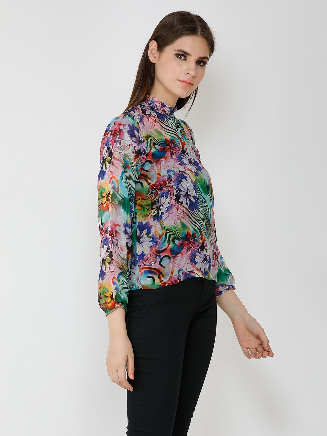 multi printed top