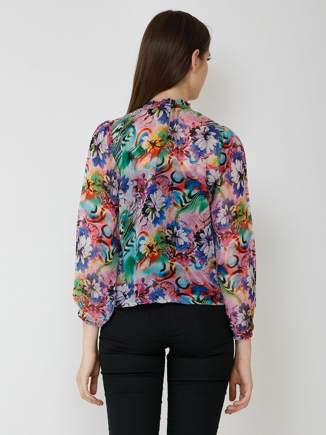 multi printed top