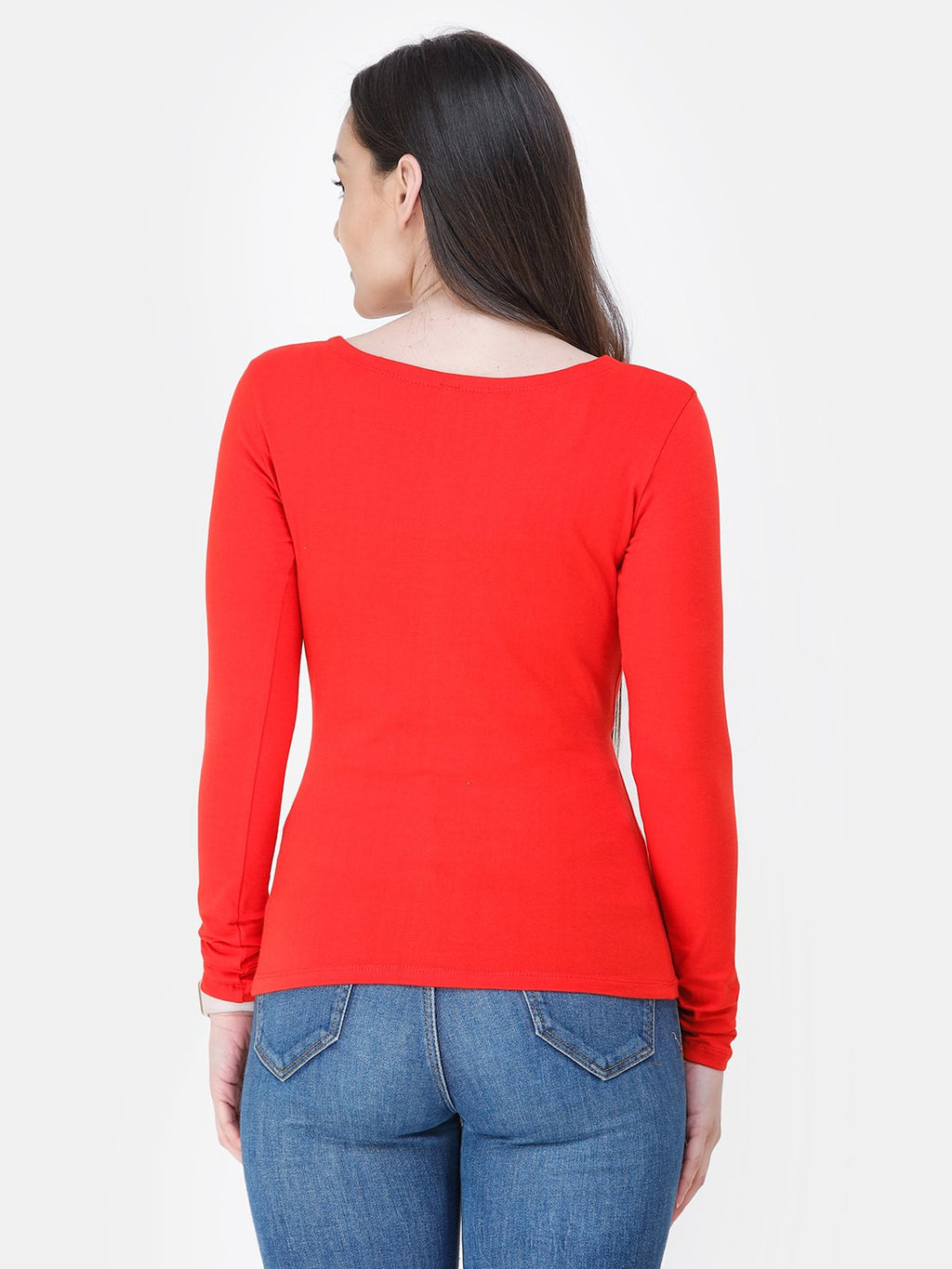 Red Solid Top