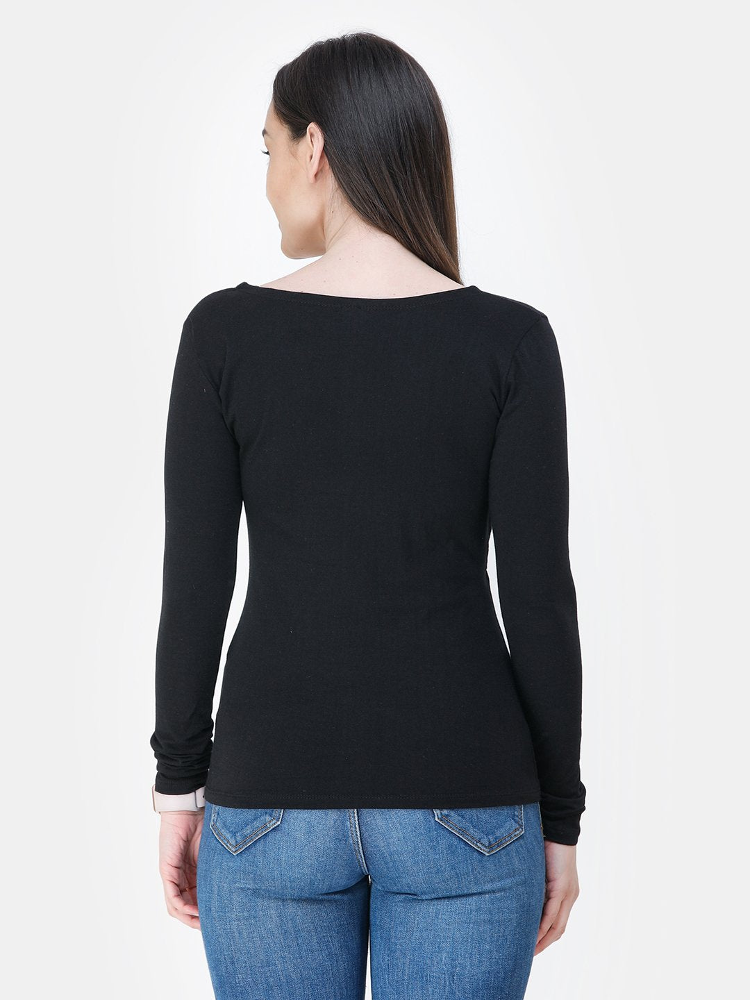 Black Solid Top