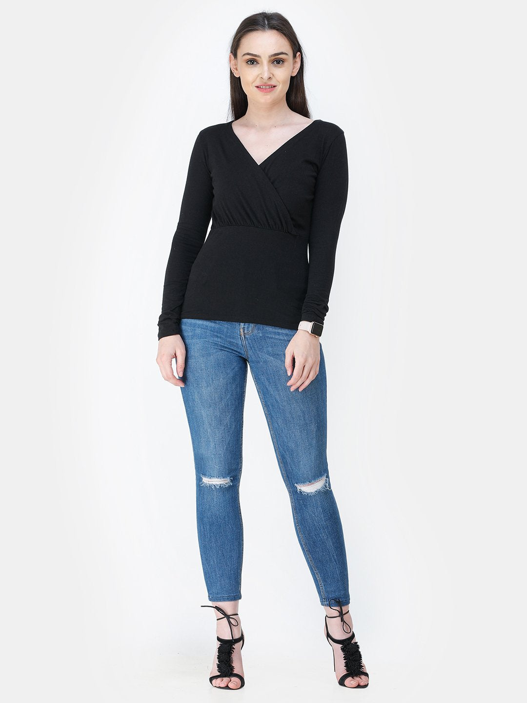 Black Solid Top