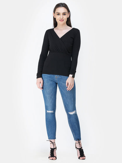 Black Solid Top