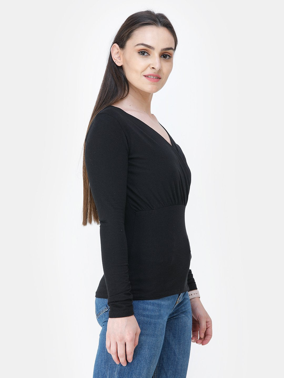 Black Solid Top