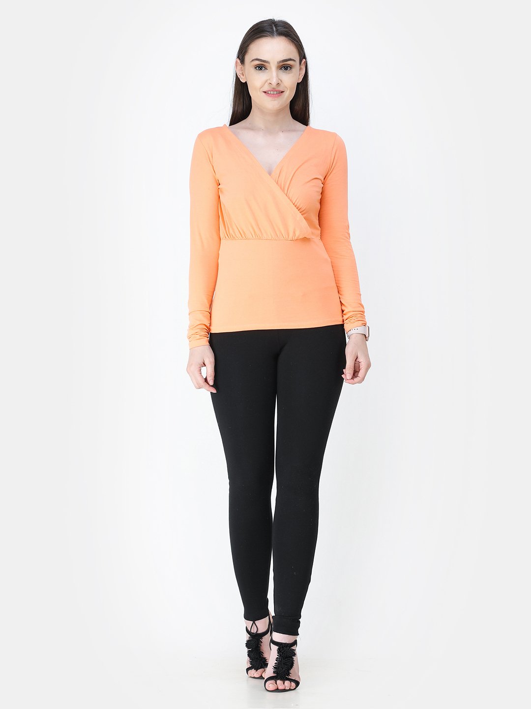 Orange Solid Top