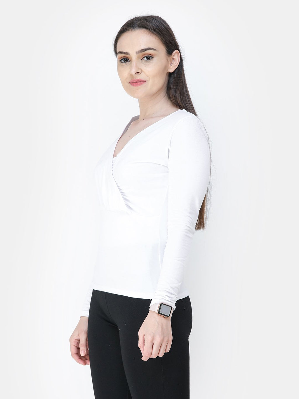 White Solid Top