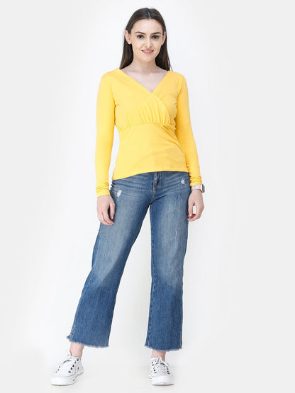 Yellow Solid Top