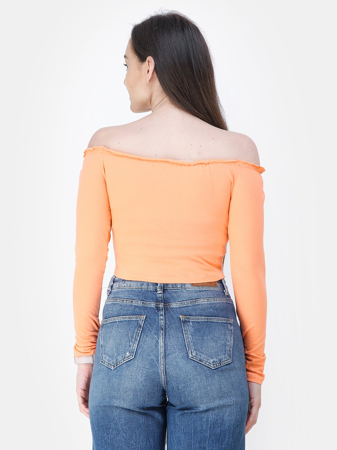 Orange Solid Top