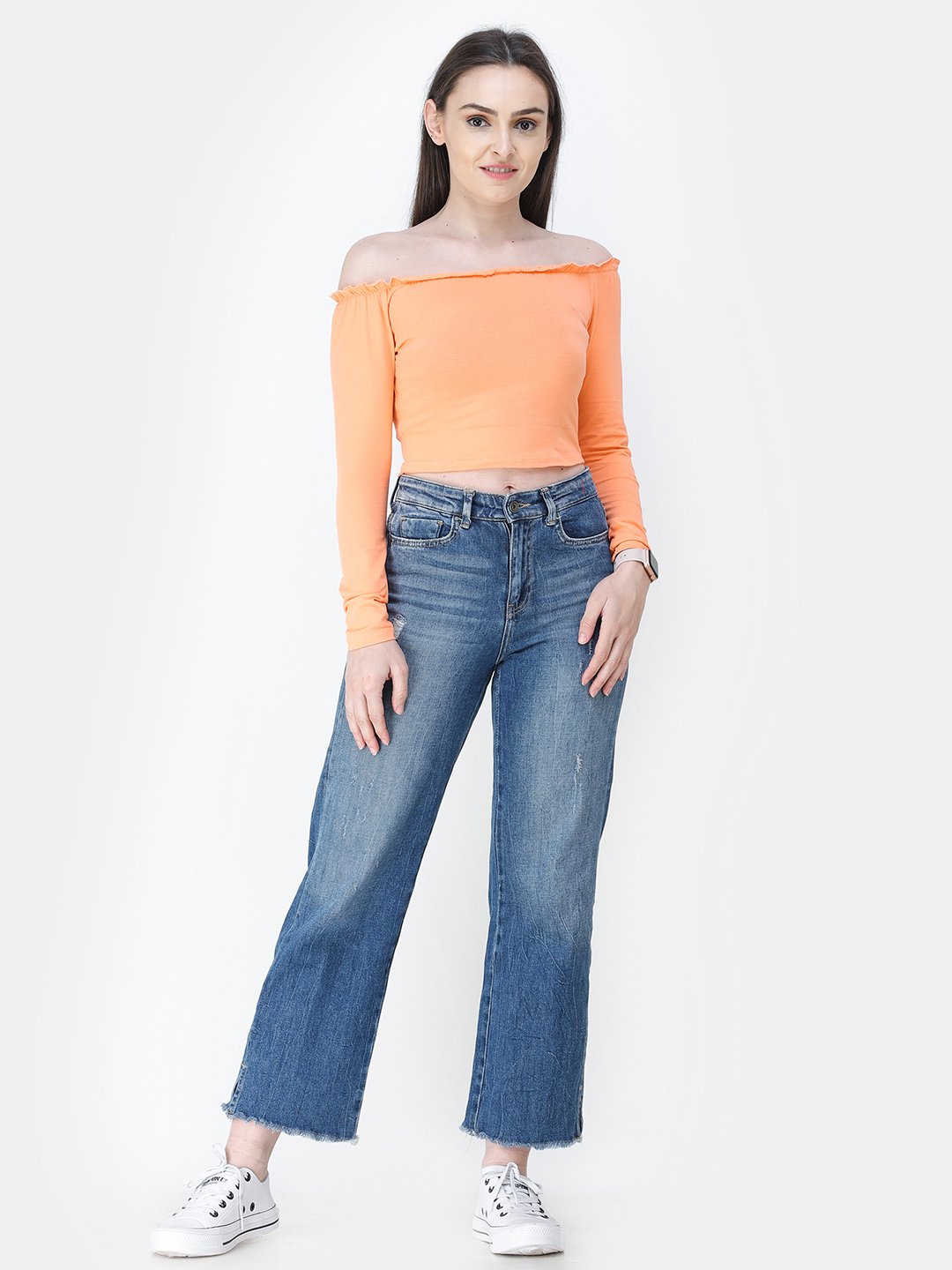 Orange Solid Top